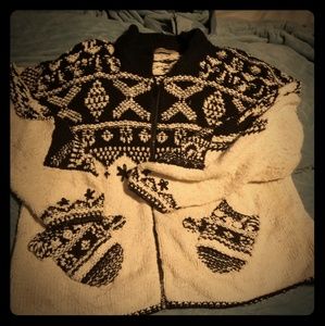 Marsh landing hand knit sweater